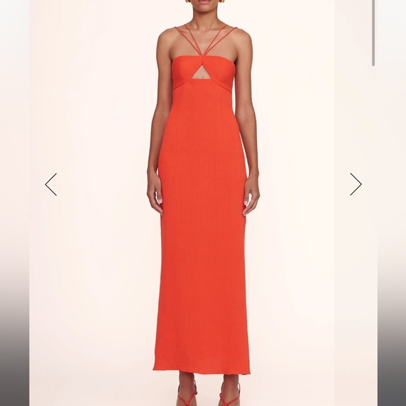STAUD Dresses & Skirts - NWT Gianna Dress - Papaya